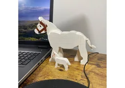 Scaled Lego Horse