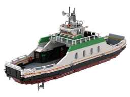 Medium Sized Car Ferry - Alternate color scheme