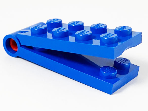 Lego Hinge Plate 2 x 4 / Blue