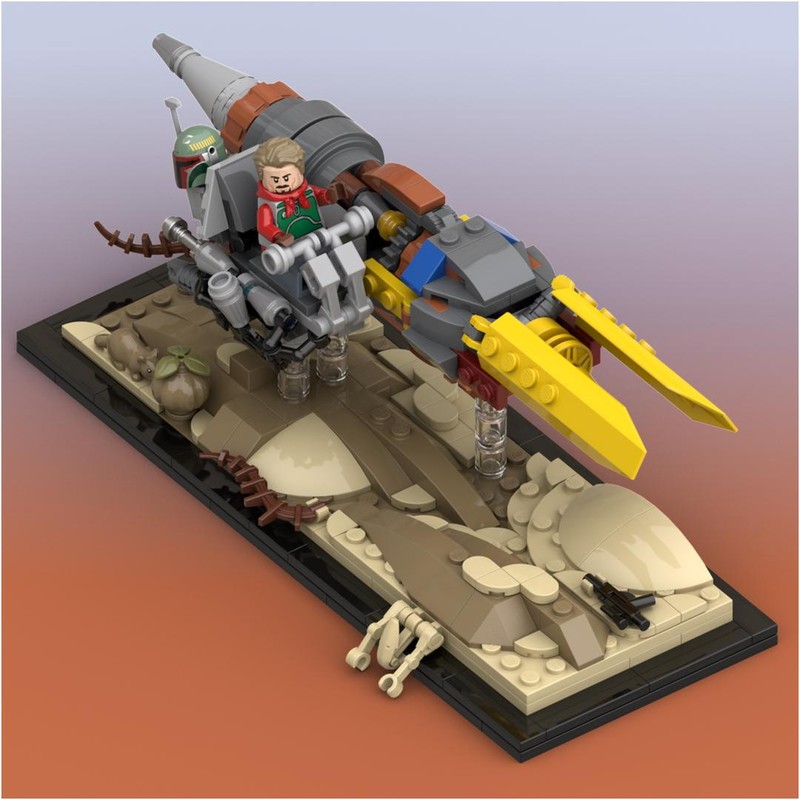 Lego Base for the 75258 - Cobb Vanth Speeder & 75344 - 75369 Ultimate Boba Fett Mech