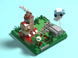 The Burrow microscale diorama