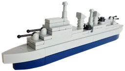 HMS Belfast Microscale Town-class light cruiser warship