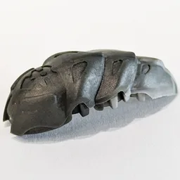 Large Figure Accessory, Rahkshi Kraata Stage 1 with Marbled Pearl Very Light Gray Tail Pattern / Pearl Dark Gray