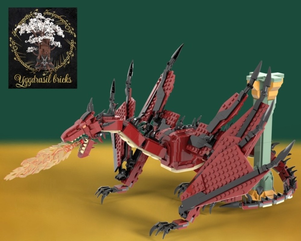 Lego Smaug the dragon