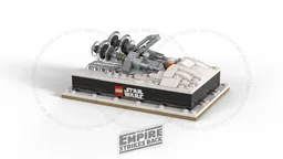 Micro Diorama : Downed Snowspeeder