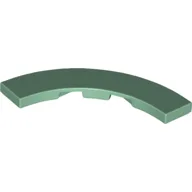 Tile 4 x 4 Curved, Macaroni / Sand Green