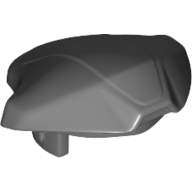 Lego Helmet Inquisitor Fifth Brother / Dark Bluish Gray