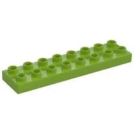 Duplo Plate 2 x 8 / Lime