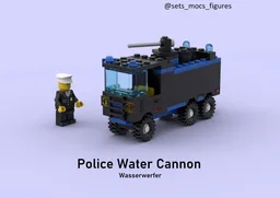80s Style Police Water Cannon