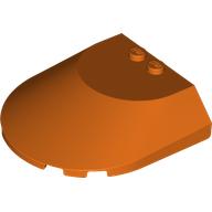 Lego Windscreen 6 x 6 x 1 1/3 / Reddish Orange