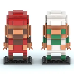8 Bit Mario and Luigi