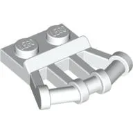 Plate Special 1 x 2 with Angled Handles on Side / White