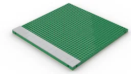 Modular grünflasch mit bürgersteig / Modular green area with sidewalk