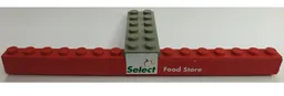Stickered Assembly 16 x 6 x 1 1/3 with 'Select Food Store' Pattern (Sticker) - Set 1254
