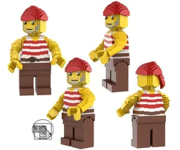 Maxi figura Pirata red bandana and white-red tshirt