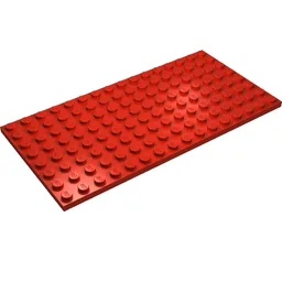 Plate 8 x 16 / Red