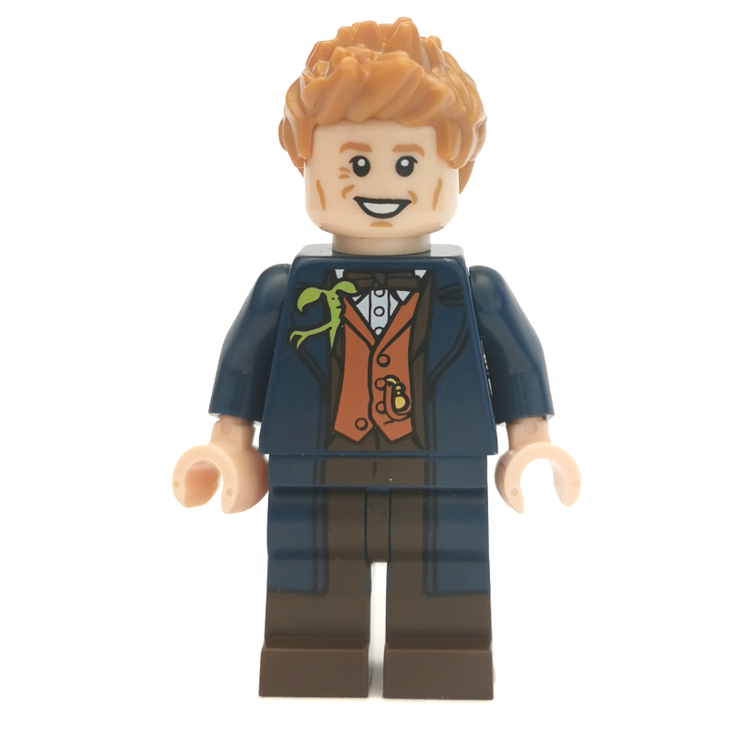 Lego Newt Scamander, Long Dark Blue Coat (CMF)
