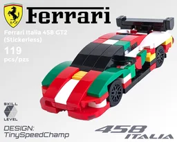 Tiny Italia 458 GT2 (Stickerless)