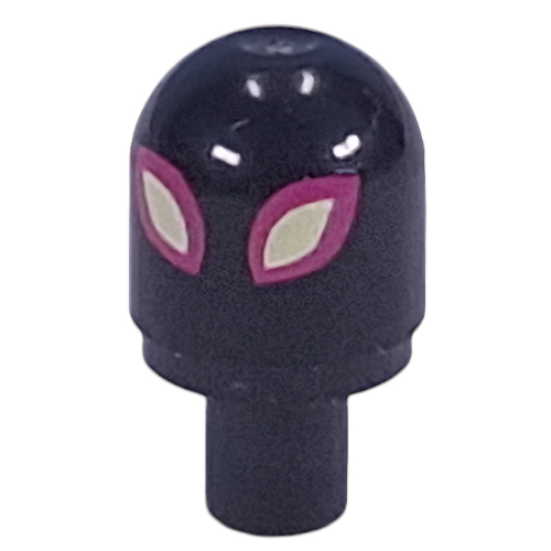 Lego Light Cover with Internal Bar / Bionicle Barraki Eye with Dark Purple/Bright Light Yellow Eye print
