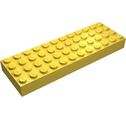 Brick 4 x 12 / Yellow