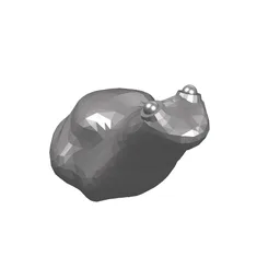 Animal, Frog / Flat Silver