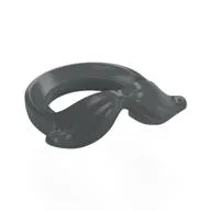 Minifig Neckwear Moustache / Dark Bluish Gray
