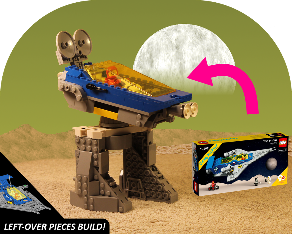 Lego Surface Snooper | 10497 B1 alt left-over pieces build