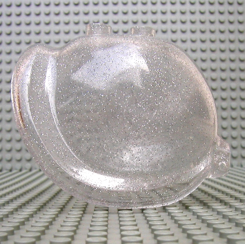 Lego Duplo Snail Shell with 2 x 2 Studs on Top / Glitter Trans-Clear