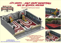City Hoops - Half Court Basketball - 32x32