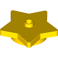 Lego Plate Special 5-Point Star 4 x 4 2/3 with One Stud
