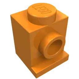 Brick Special 1 x 1 with Headlight / Orange
