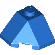 Lego Brick Wedged, Sloped 45° 2 x 2 Corner / Blue