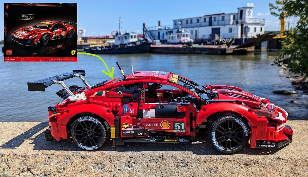 LEGO 42125 Alternate - Porsche 911 RSR (LEGO 42096)