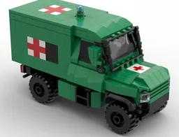 Armored army ambulance