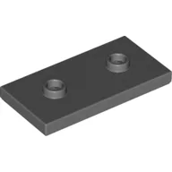 Plate Special 2 x 4 with Groove and Two Center Studs (Jumper) / Dark Bluish Gray