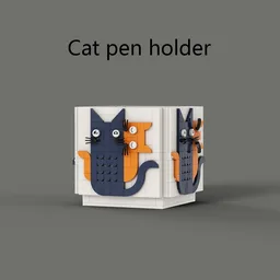 Cat pen holder