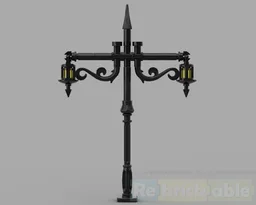 Old Gotham Light Post
