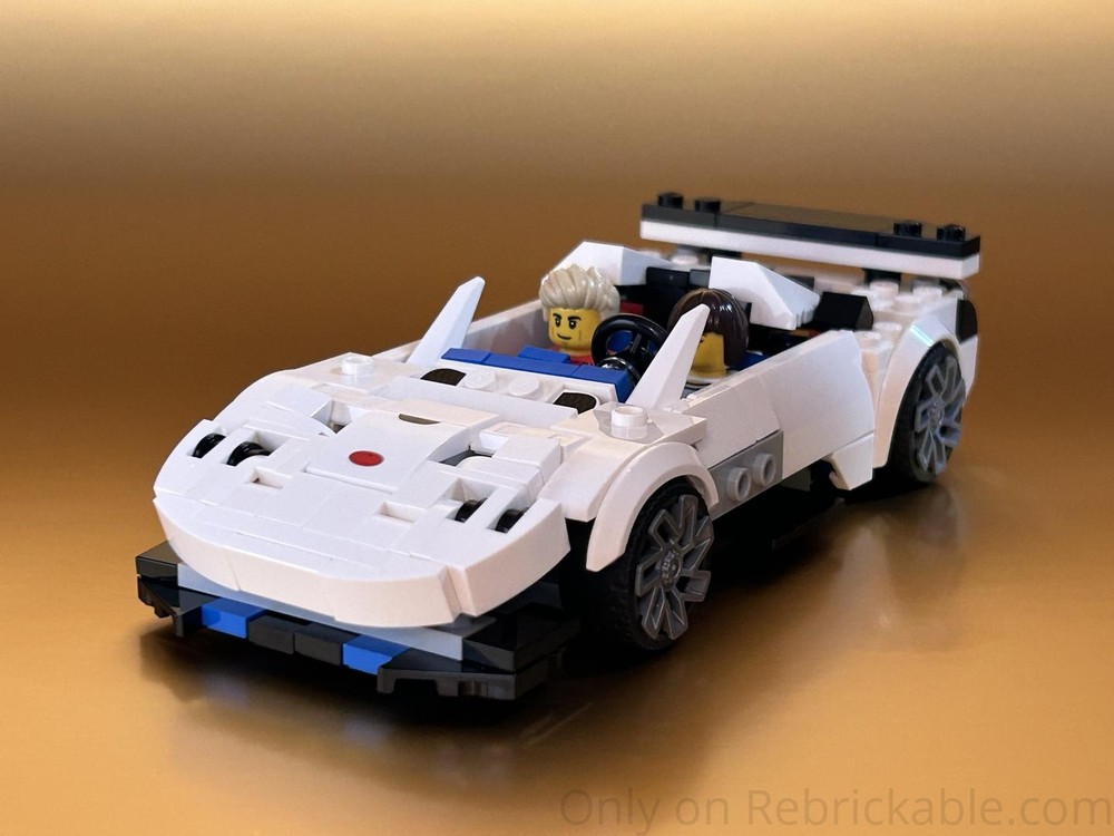 Lego Pagani Zonda Convertible 77240 Inspired