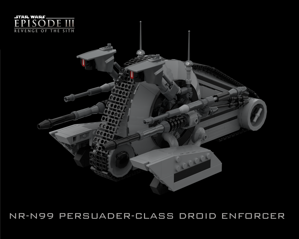 Lego NR-N99 Persuader-class droid enforcer (Snail Tank) (Corporate Alliance Tank) Minifig Scale