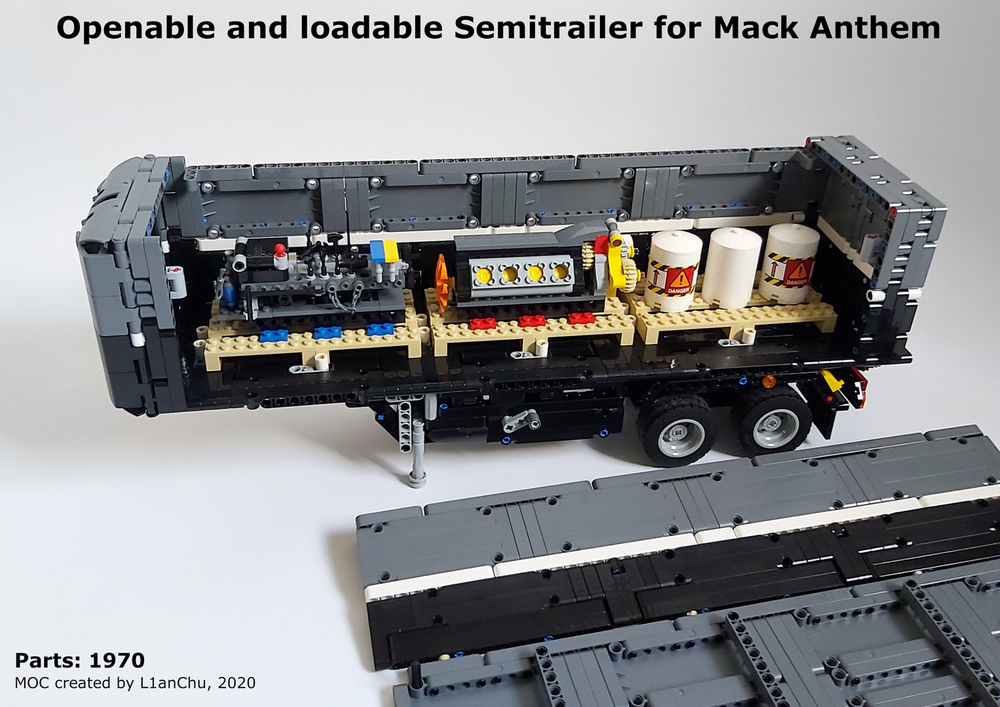 Lego Open- and loadable Semitrailer for Mack Anthem (42078)