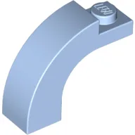 Brick Arch 1 x 3 x 2 Curved Top / Bright Light Blue
