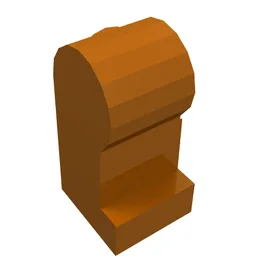 Leg, Right / Dark Orange