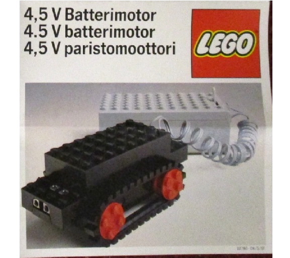 Lego 4,5 V Batterimotor (111780-DK/S/SF)