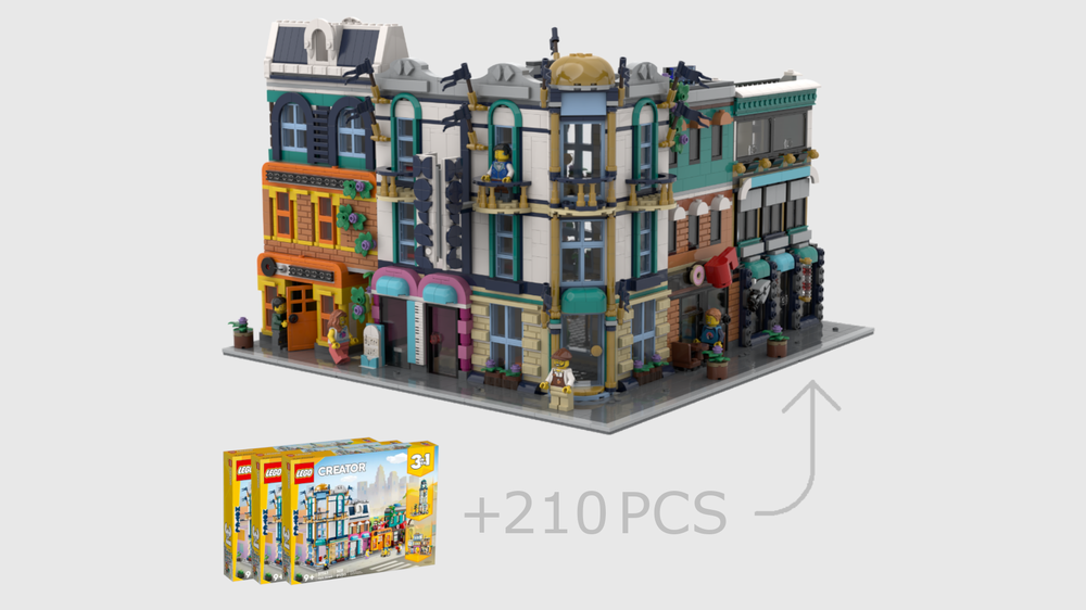 Lego Main Street Hotel Modular Building
