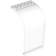 Panel 6 x 6 x 9 Curved Top / Trans-Clear