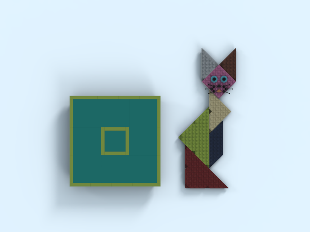 LEGO Tangram (Seven-Piece Puzzle)