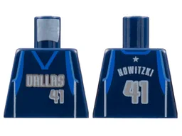 Torso NBA Dallas Mavericks #41 Nowitzki Pattern / Dark Blue