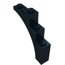 Brick Arch 1 x 5 x 4 [Continuous Bow] / Black