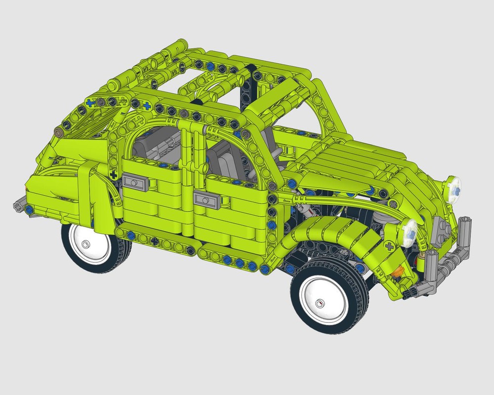 Lego Citroen 2CV - Green Lime Version