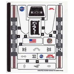 Sticker Sheet 1 for Set 42158-1 / [No Color/Any Color]